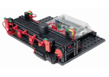 Модель ленточного транспортера 9 В с ROBO TX / Conveyor Belt 9V DC, fischertechnik